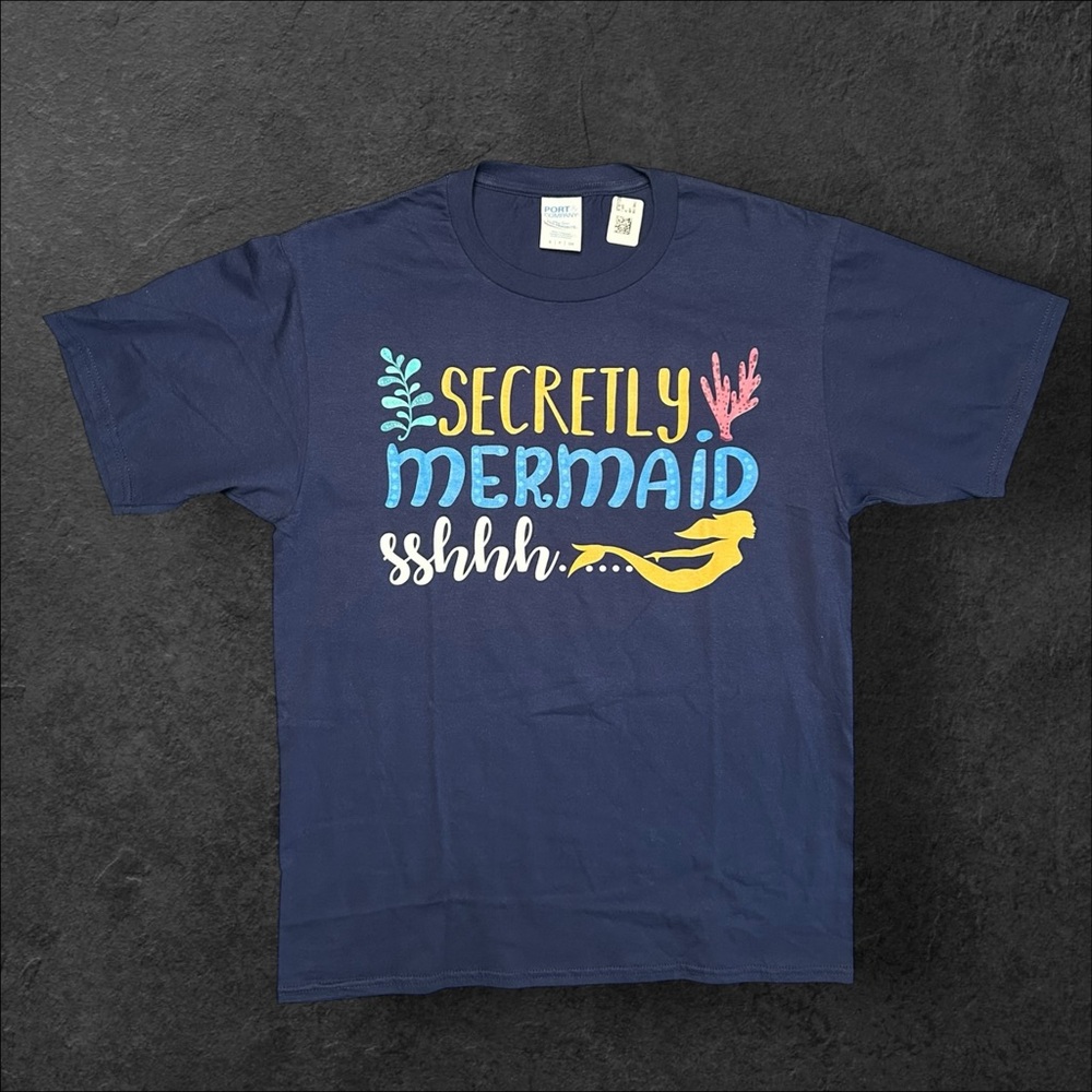 “Secretly a Mermaid” Graphic Tee – Size Small (New)